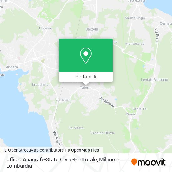 Mappa Ufficio Anagrafe-Stato Civile-Elettorale