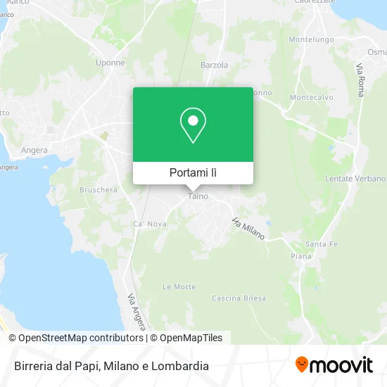Mappa Birreria dal Papi