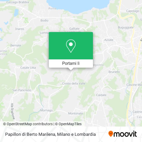 Mappa Papillon di Berto Marilena