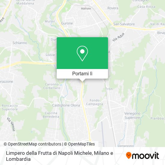 Mappa Limpero della Frutta di Napoli Michele