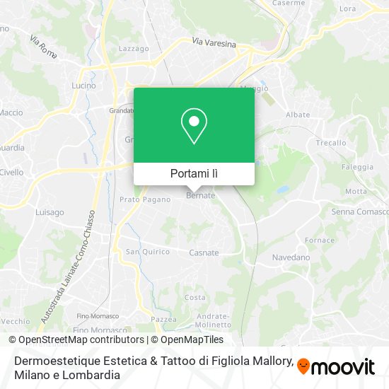 Mappa Dermoestetique Estetica & Tattoo di Figliola Mallory