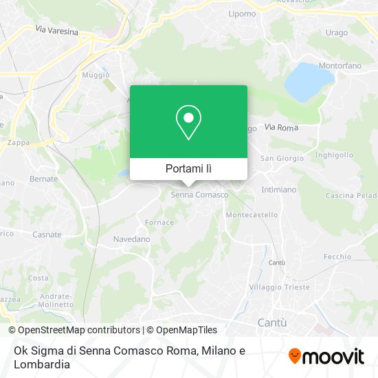 Mappa Ok Sigma di Senna Comasco Roma