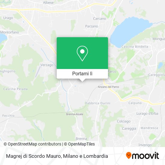 Mappa Magrej di Scordo Mauro
