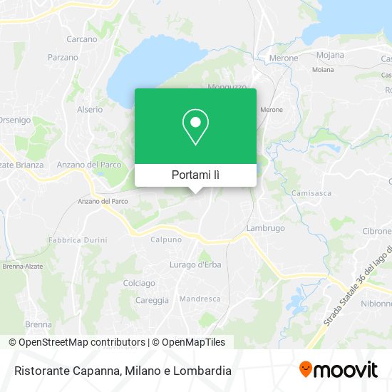 Mappa Ristorante Capanna