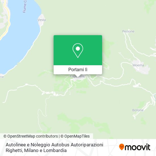 Mappa Autolinee e Noleggio Autobus Autoriparazioni Righetti