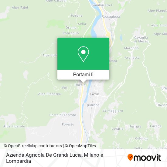 Mappa Azienda Agricola De Grandi Lucia