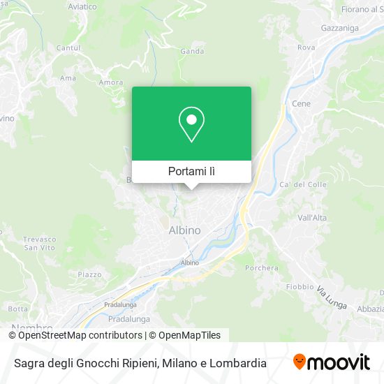 Mappa Sagra degli Gnocchi Ripieni