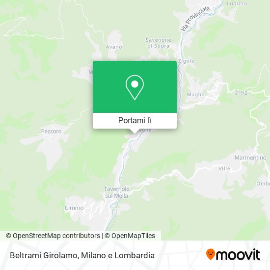 Mappa Beltrami Girolamo
