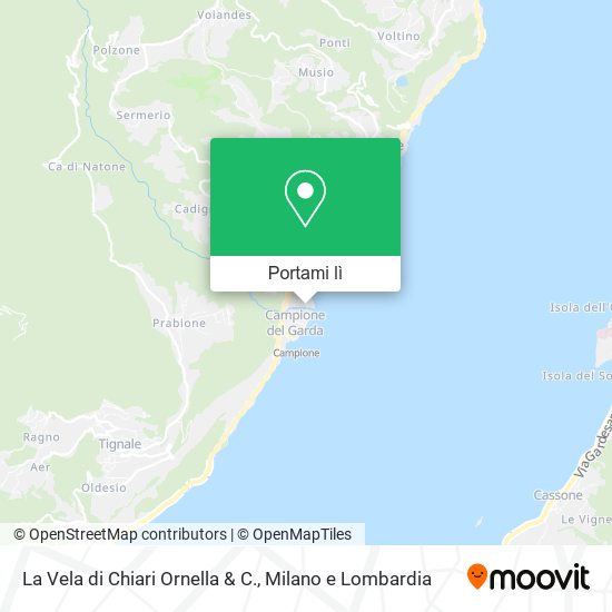 Mappa La Vela di Chiari Ornella & C.