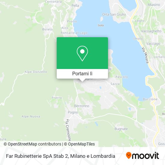 Mappa Far Rubinetterie SpA Stab 2
