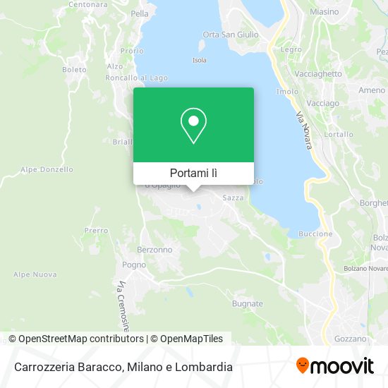 Mappa Carrozzeria Baracco