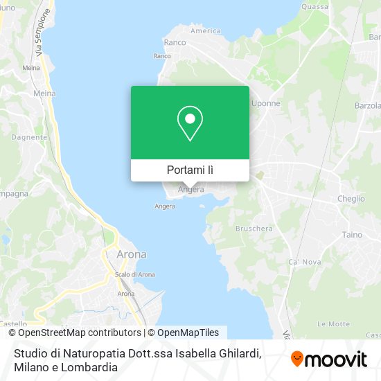 Mappa Studio di Naturopatia Dott.ssa Isabella Ghilardi