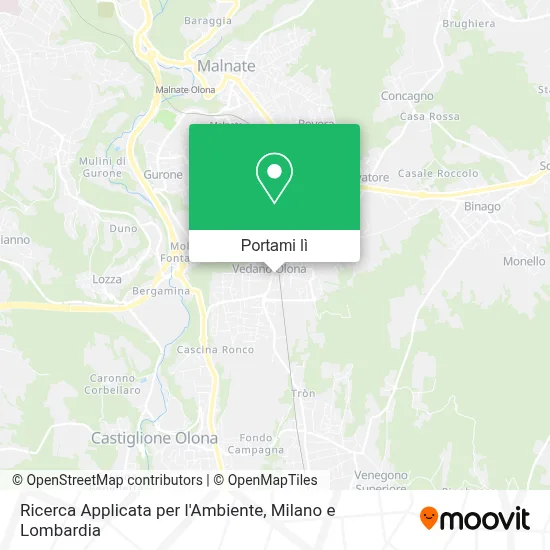 Mappa Ricerca Applicata per l'Ambiente