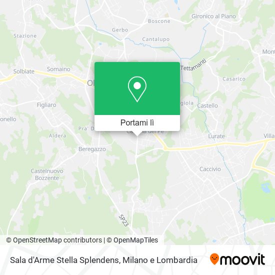 Mappa Sala d'Arme Stella Splendens