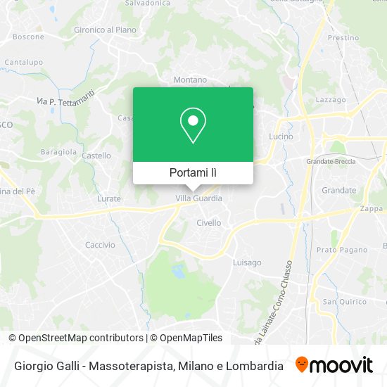 Mappa Giorgio Galli - Massoterapista