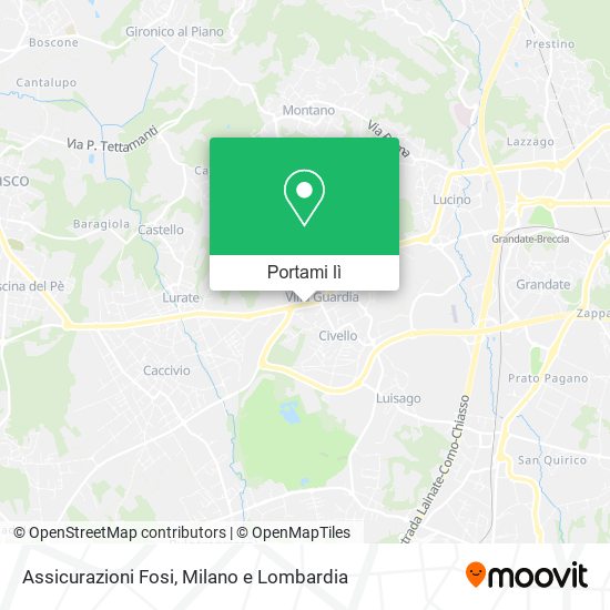 Mappa Assicurazioni Fosi