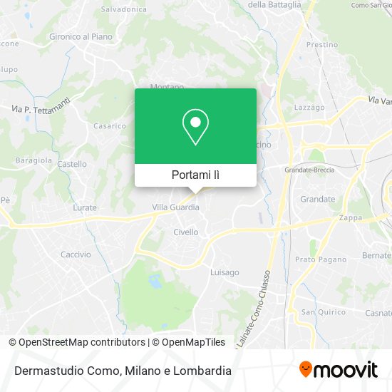 Mappa Dermastudio Como