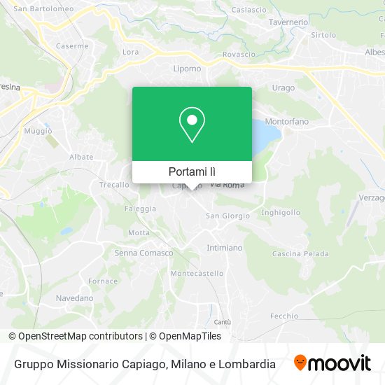 Mappa Gruppo Missionario Capiago