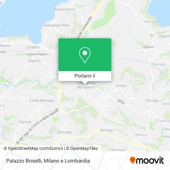 Mappa Palazzo Boselli