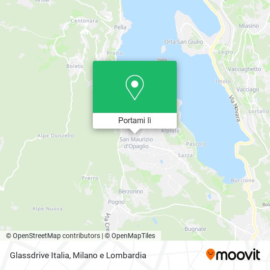 Mappa Glassdrive Italia