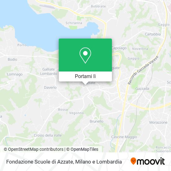 Mappa Fondazione Scuole di Azzate