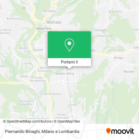 Mappa Piernando Binaghi