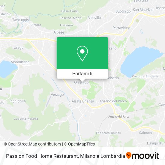 Mappa Passion Food Home Restaurant