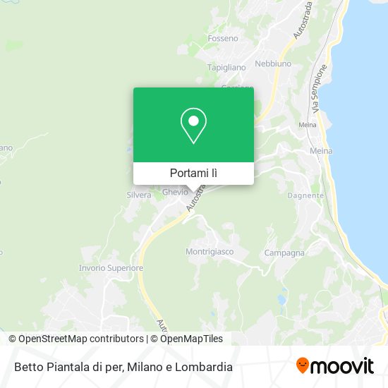 Mappa Betto Piantala di per