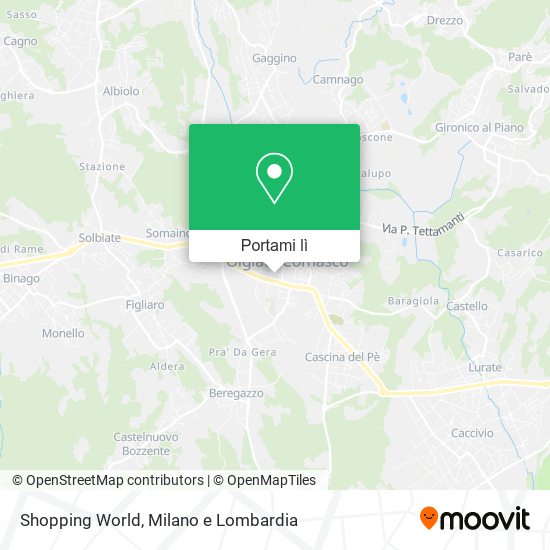 Mappa Shopping World