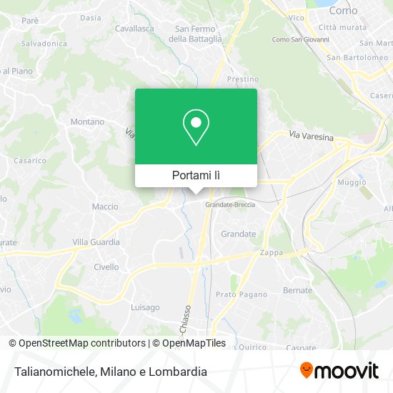 Mappa Talianomichele