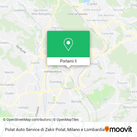 Mappa Polat Auto Service di Zakir Polat