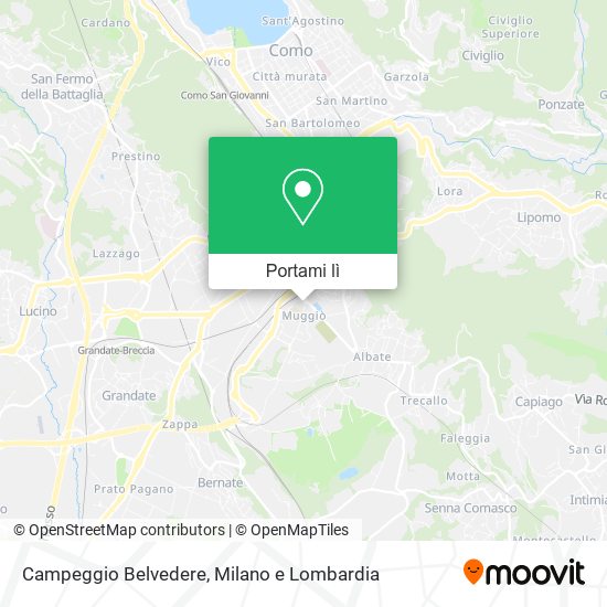 Mappa Campeggio Belvedere