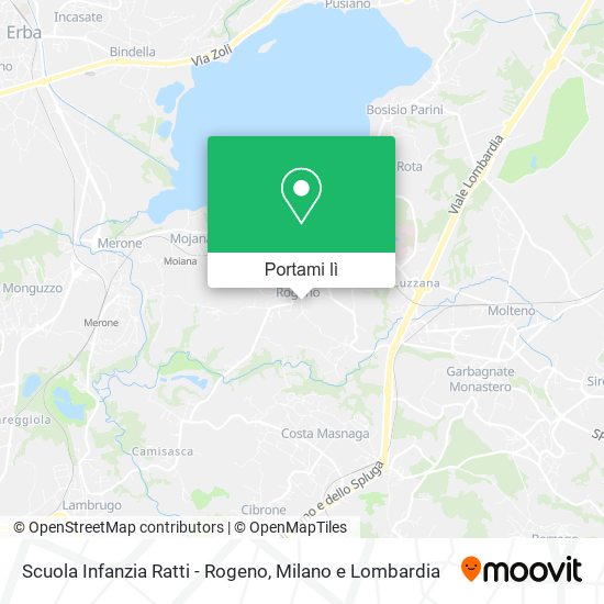 Mappa Scuola Infanzia Ratti - Rogeno