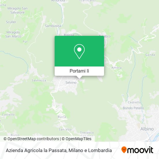 Mappa Azienda Agricola la Passata