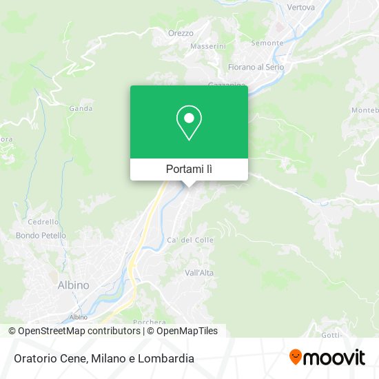 Mappa Oratorio Cene