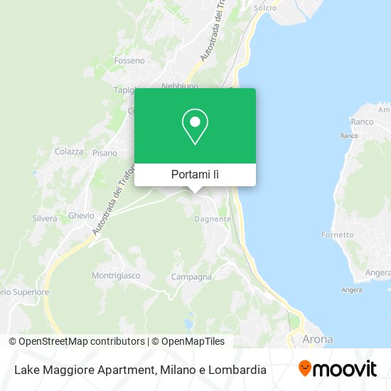 Mappa Lake Maggiore Apartment