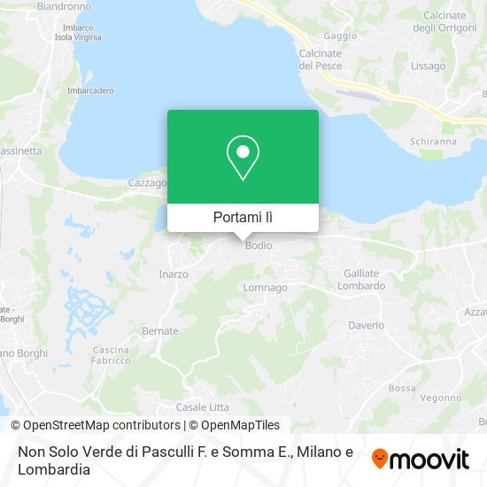 Mappa Non Solo Verde di Pasculli F. e Somma E.