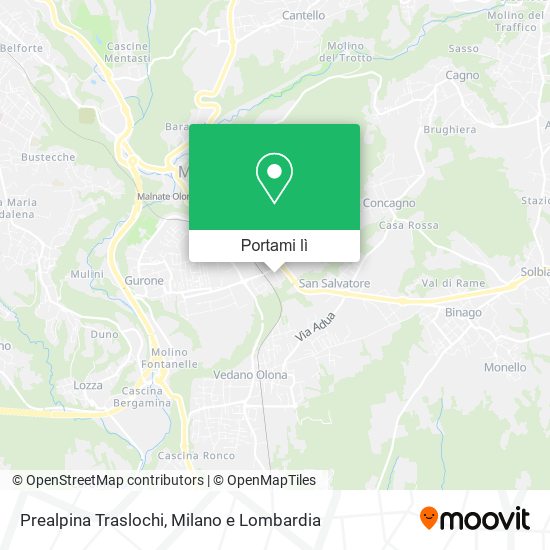 Mappa Prealpina Traslochi