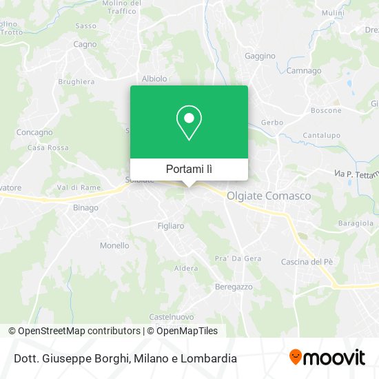 Mappa Dott. Giuseppe Borghi
