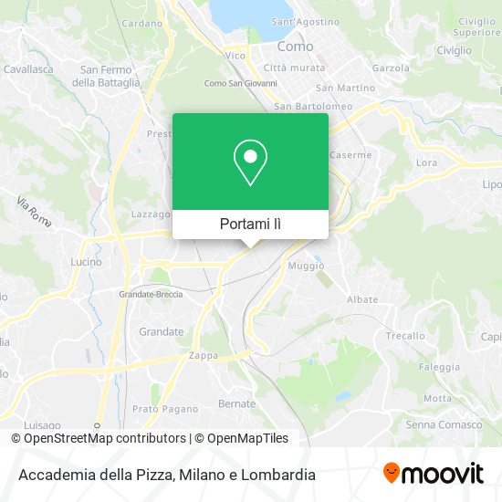 Mappa Accademia della Pizza