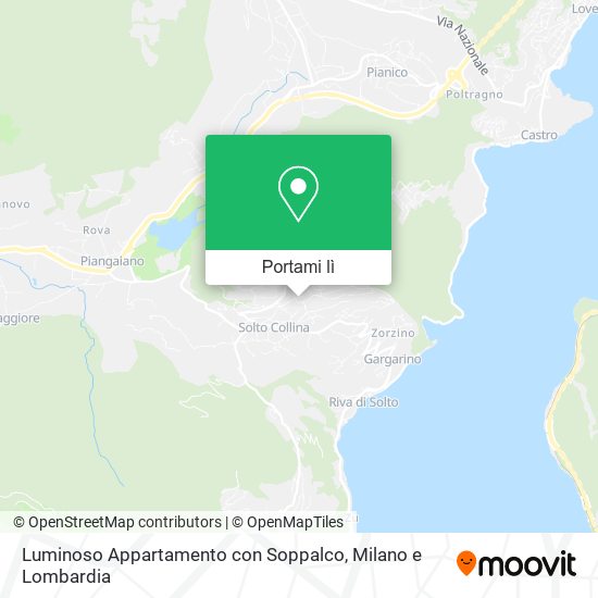 Mappa Luminoso Appartamento con Soppalco