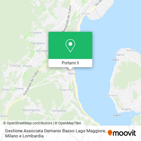 Mappa Gestione Associata Demanio Basso Lago Maggiore