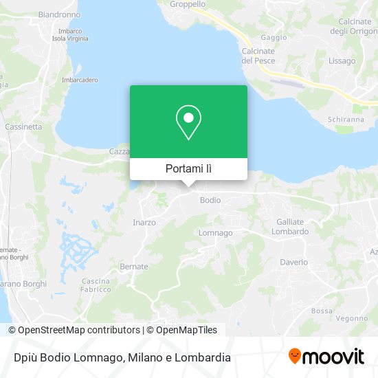 Mappa Dpiù Bodio Lomnago