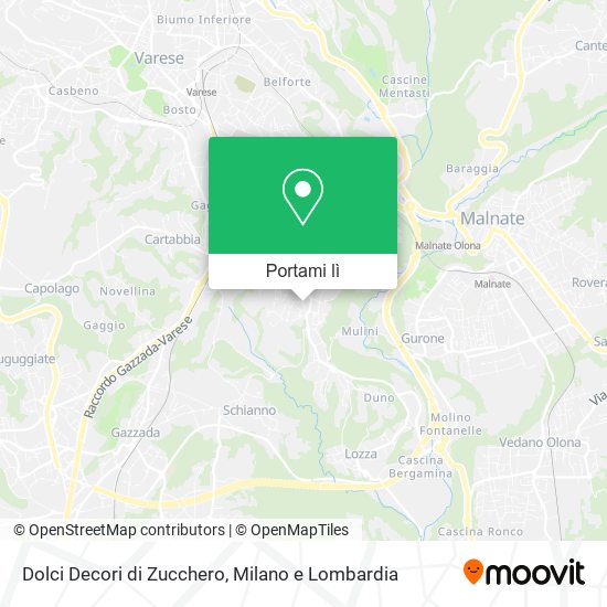 Mappa Dolci Decori di Zucchero