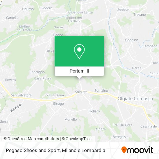 Mappa Pegaso Shoes and Sport