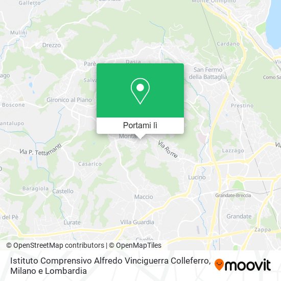 Mappa Istituto Comprensivo Alfredo Vinciguerra Colleferro
