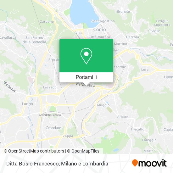 Mappa Ditta Bosio Francesco