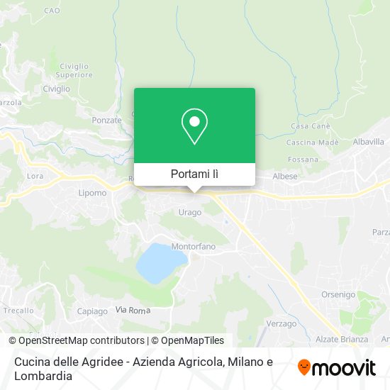 Mappa Cucina delle Agridee - Azienda Agricola