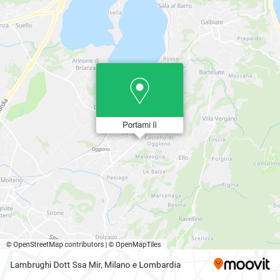 Mappa Lambrughi Dott Ssa Mir