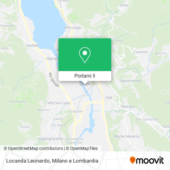 Mappa Locanda Leonardo